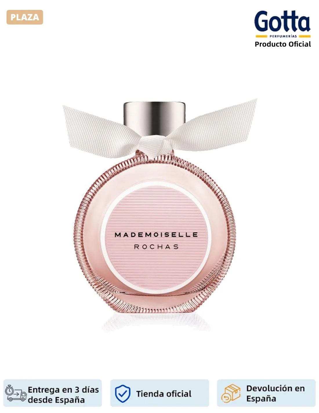 ROCHAS - Mademoiselle EDP - 30 ML, 50 ML, 90 ML-beauty and health, Perfumes and deodorants, colonies-Mademoiselle is a young sparkling, active, cheerful and charming.