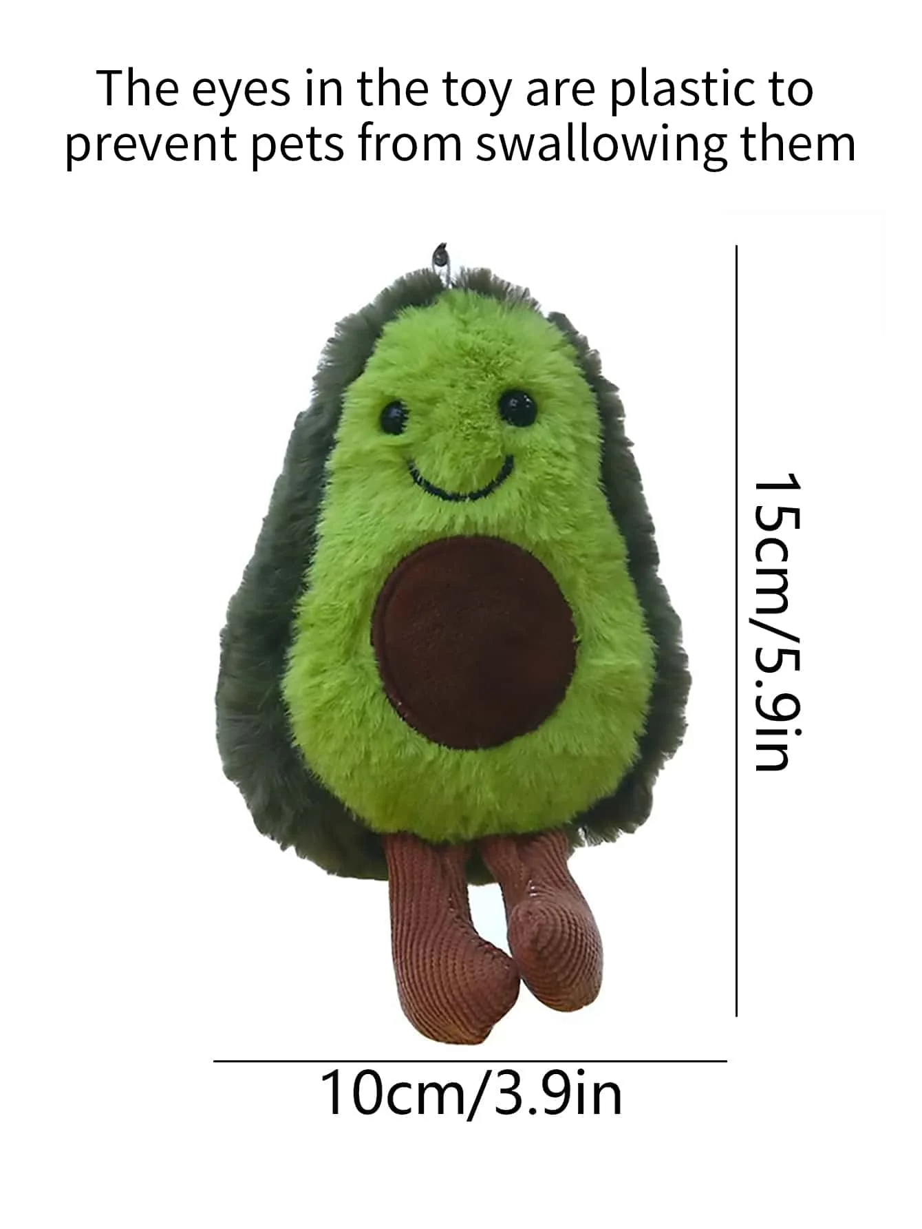 A cute avocado pet plush toy, suitable for daily companionship of small and medium-sized dogs