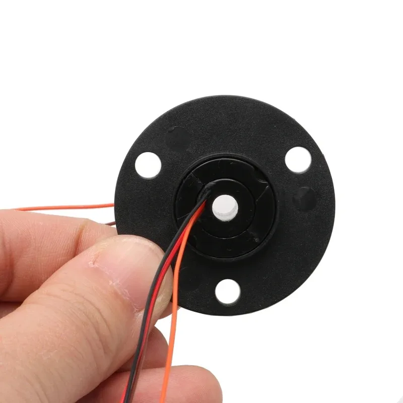 5mm/7mm Bore Hollow Shaft Slip Ring 2/4/6/12 Wires Conductive Ring for PTZ Table Rotor