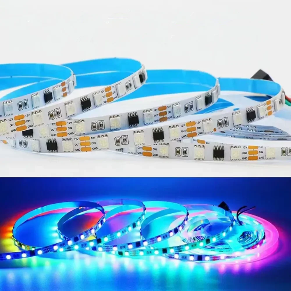 WS2811 LED Strip 5050 White Warm White Single Color Pixel LED Strip Addressable Horse Race External Control 30/60LED/M