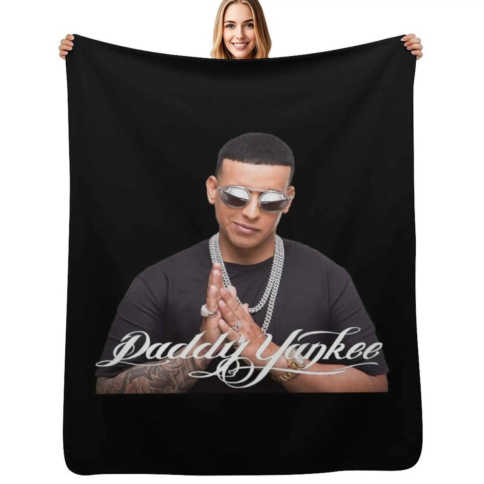 Best Selling Music Rnb Kucoba Daddy Trending YankeeDURA Popular International Rapper Hip Hop Throw Blanket