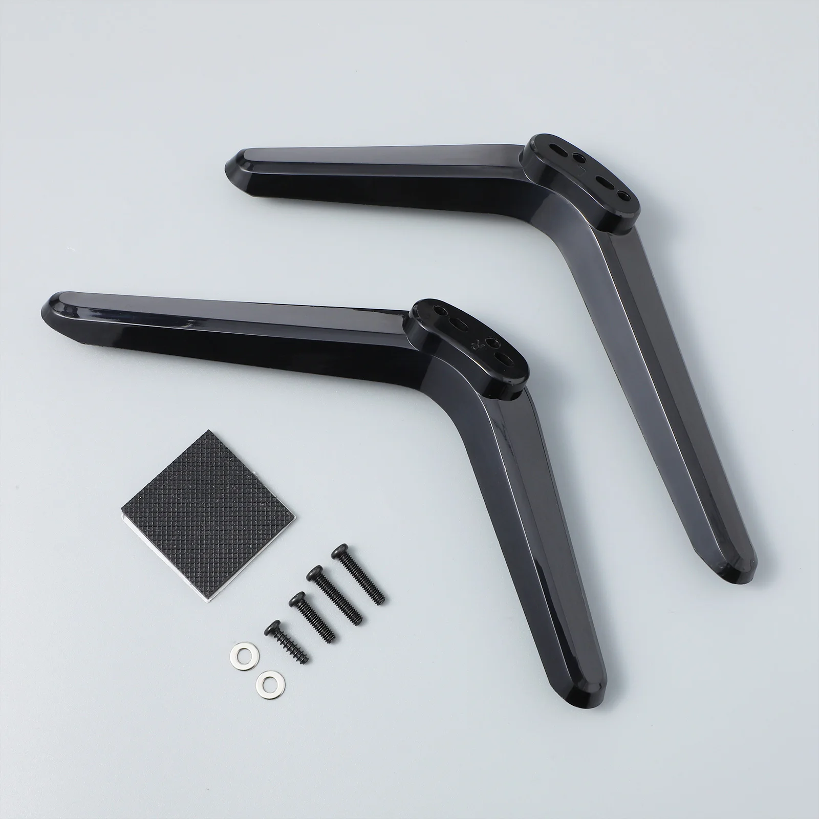 

2 Pcs Stand Brackets for Table Top Cabinet Mount Stands Floor Plastic Mounting