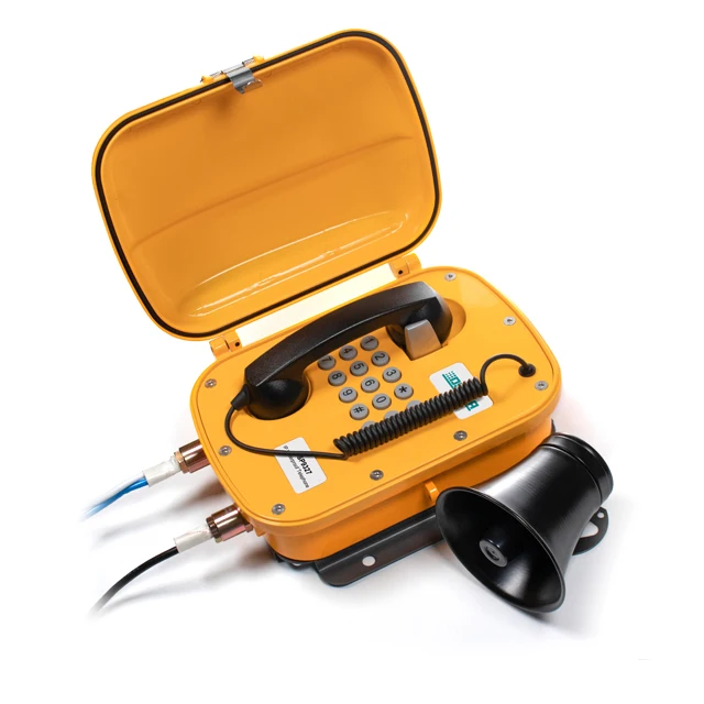 

SIP VoIP Outdoor IP68 Waterproof Explosion Multiple Zone Emergency Wall Mount SIP IP Telephone