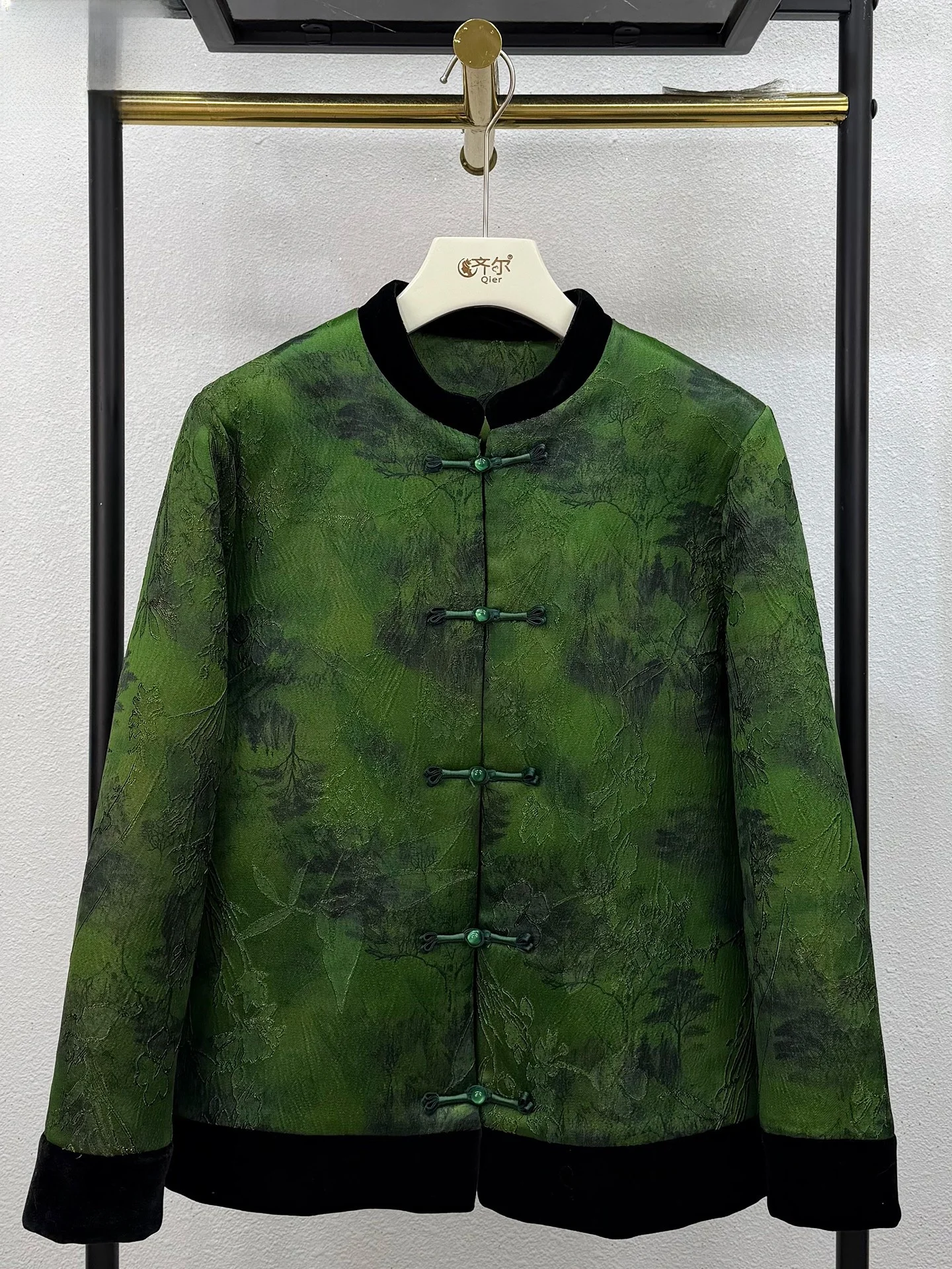 

Новая женская хлопковая куртка National Sle, утепленная, свободного кроя, на пуговицах, теплая зимняя верхняя одежда для женщин среднего и старшего возраста