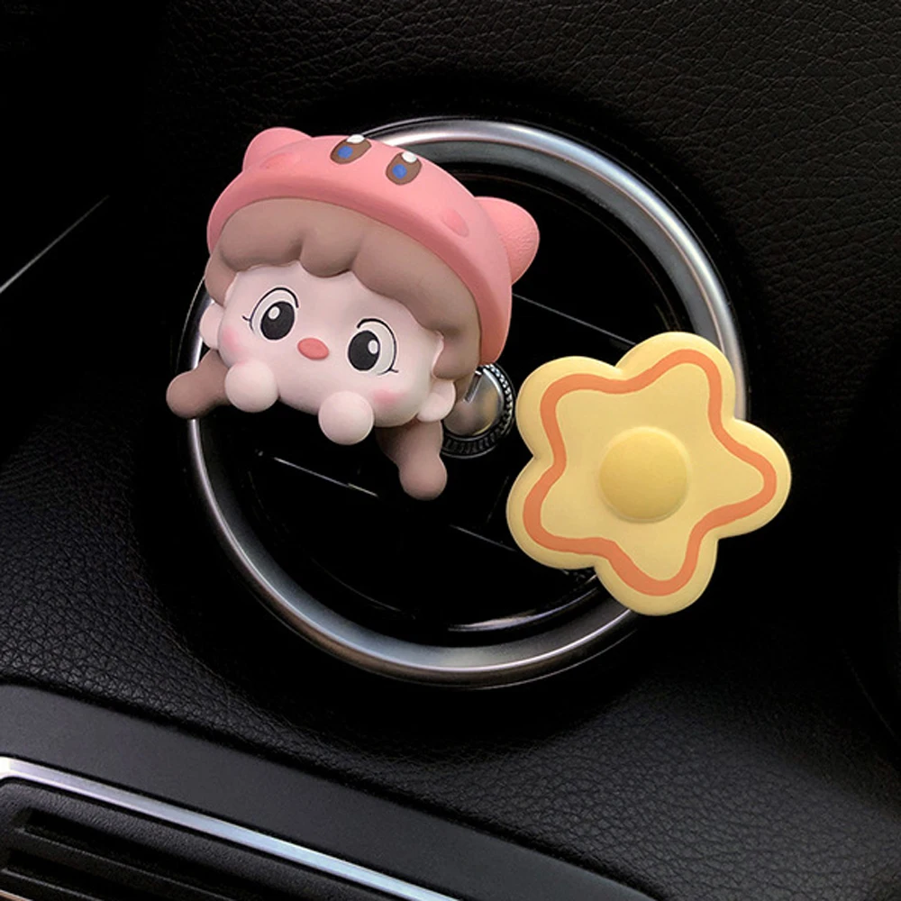 

Ice Cream Girls Nice Day Perfume stone with perfume Car fragrance Fashion IP element air outlet decoration premium gift