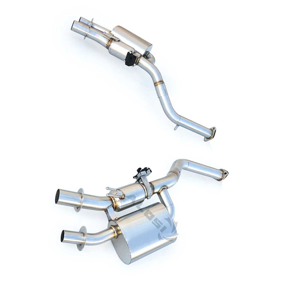 High-Performance Cat-Back Exhaust with Valve for Kia Stinger GT 3.3TT 2018-2023 Stainless Steel Axle-Back Performance Upgrade