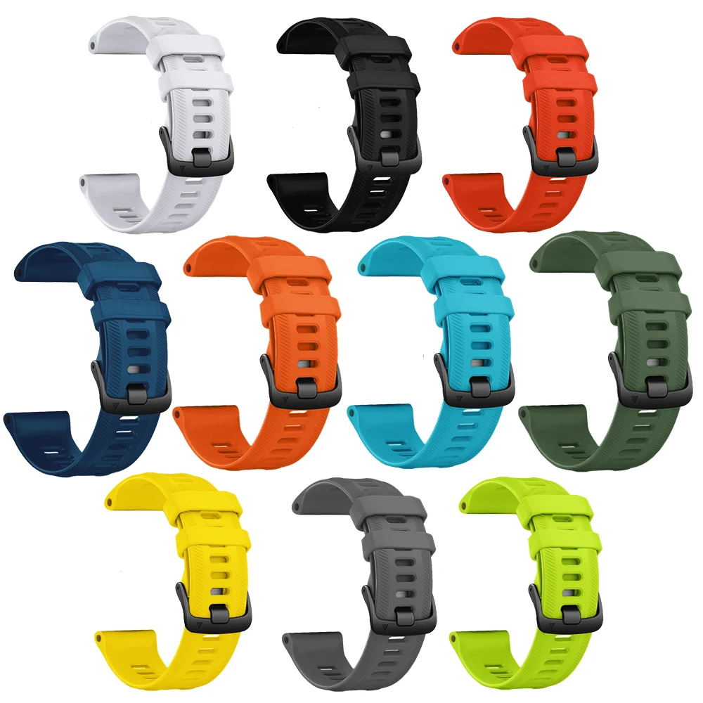 Faixa de Silicone para Garmin Forerunner, Pulseiras Oficiais, Pulseira Correia Correa, Original, 945, 935, 955