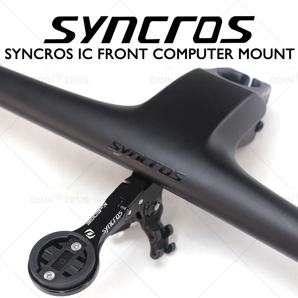 SYNCROS-Accessoires de vélo FRASER IC SL WC, câble dissimulé, niveau XC, guidon intégré en carbone, support d'ordinateur avant