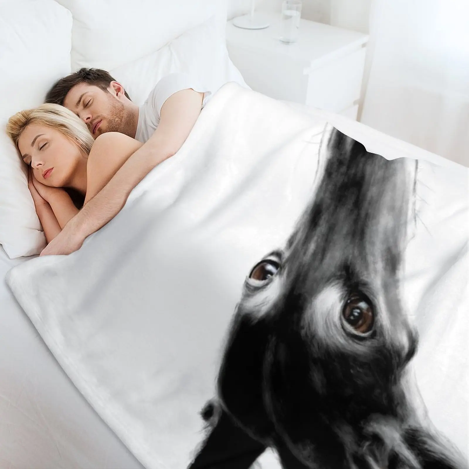 دائما هناك II بطانية رمي بيضاء أريكة عملاقة شتاء دافئ زينة عيد الميلاد البطانيات لبطانيات السرير #4