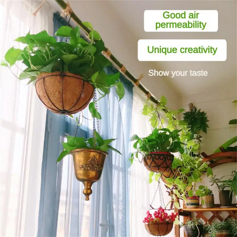 Easy To Install Plant Basket Quickly Without Tool Flowerpot Can Be Hung Anywhere Outdoor And Weather Resistant Form Traveller