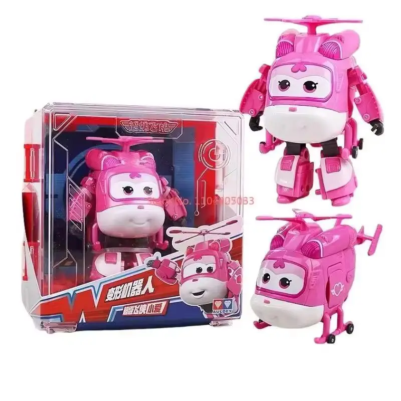 Nieuwe Super Wings 2 "Schaal Mini Transformerende Anime Vervorming Vliegtuig Robot Hot Actiefiguren Transformatie Speelgoed Voor Kinderen Geschenken