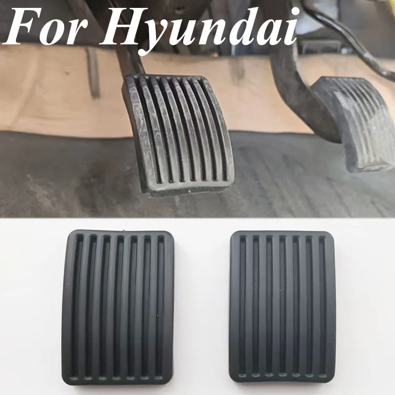 2 Piezas de Almohadillas de Goma para Pedal de Freno y Embrague de Coche 3282524000 32825-24000 para Hyundai Accent 1995-2005 Elantra 1992-2013 Excel 1990-1994