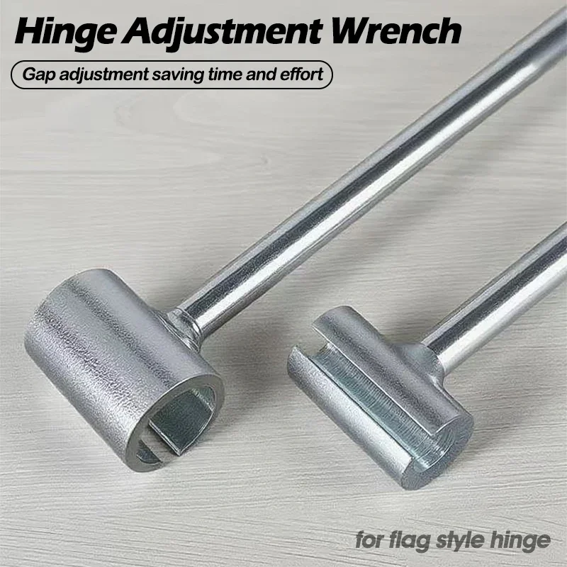 Double Head Door Hinge Repair Spanner Hinge Gaps Repair Hand Tools Labor-Saving Wrenches For Home Spanners for Round Bolt