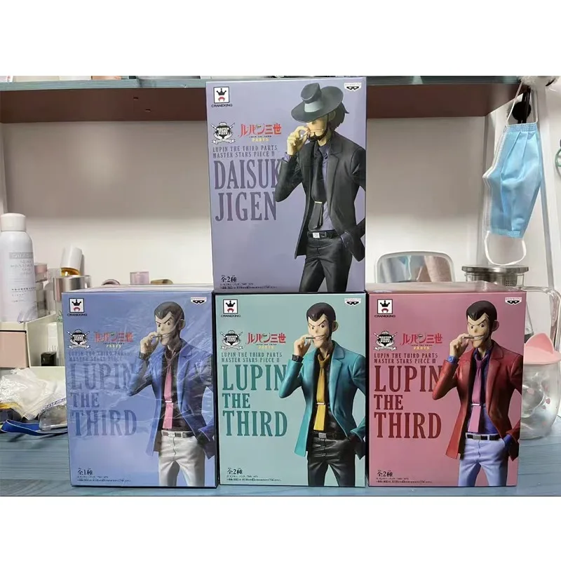 Oryginalne figurki akcji Bandai Banpresto Lupin III MSP Smoking Series, zabawki modelarskie, ozdoby na biurko, kolekcjonerskie prezenty - dostępne od ręki.