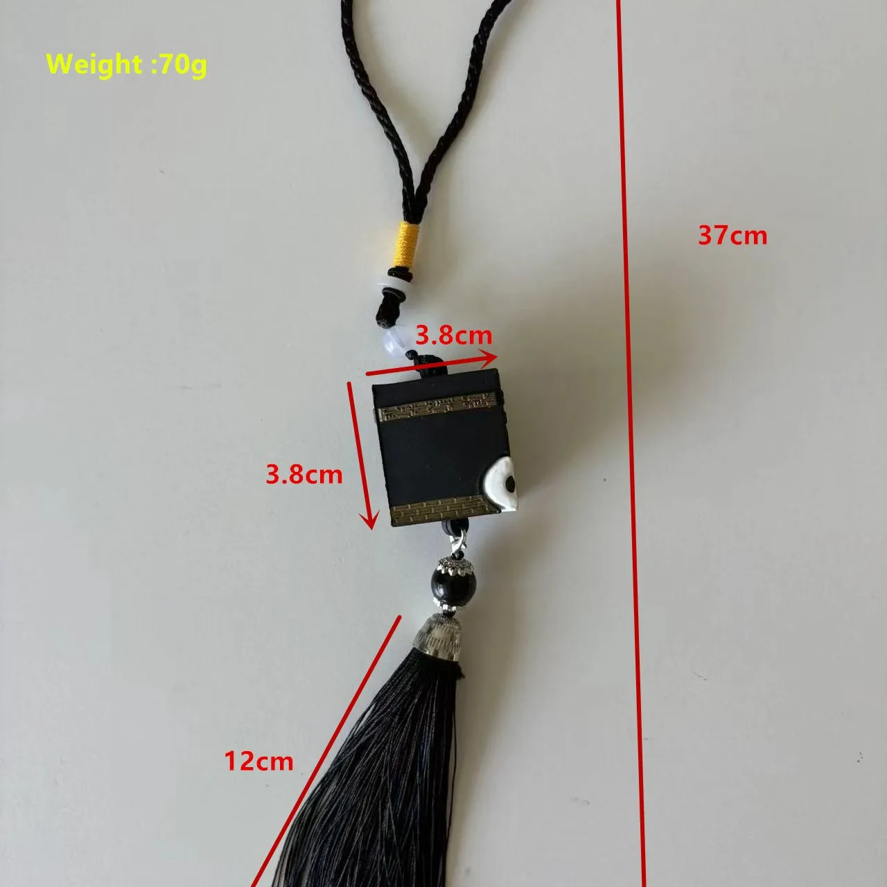 Kaaba Pendant Moon Ramadan Decoration Car Pendant Hanging Mosque Muslim Souvenir Church Utensils Decor