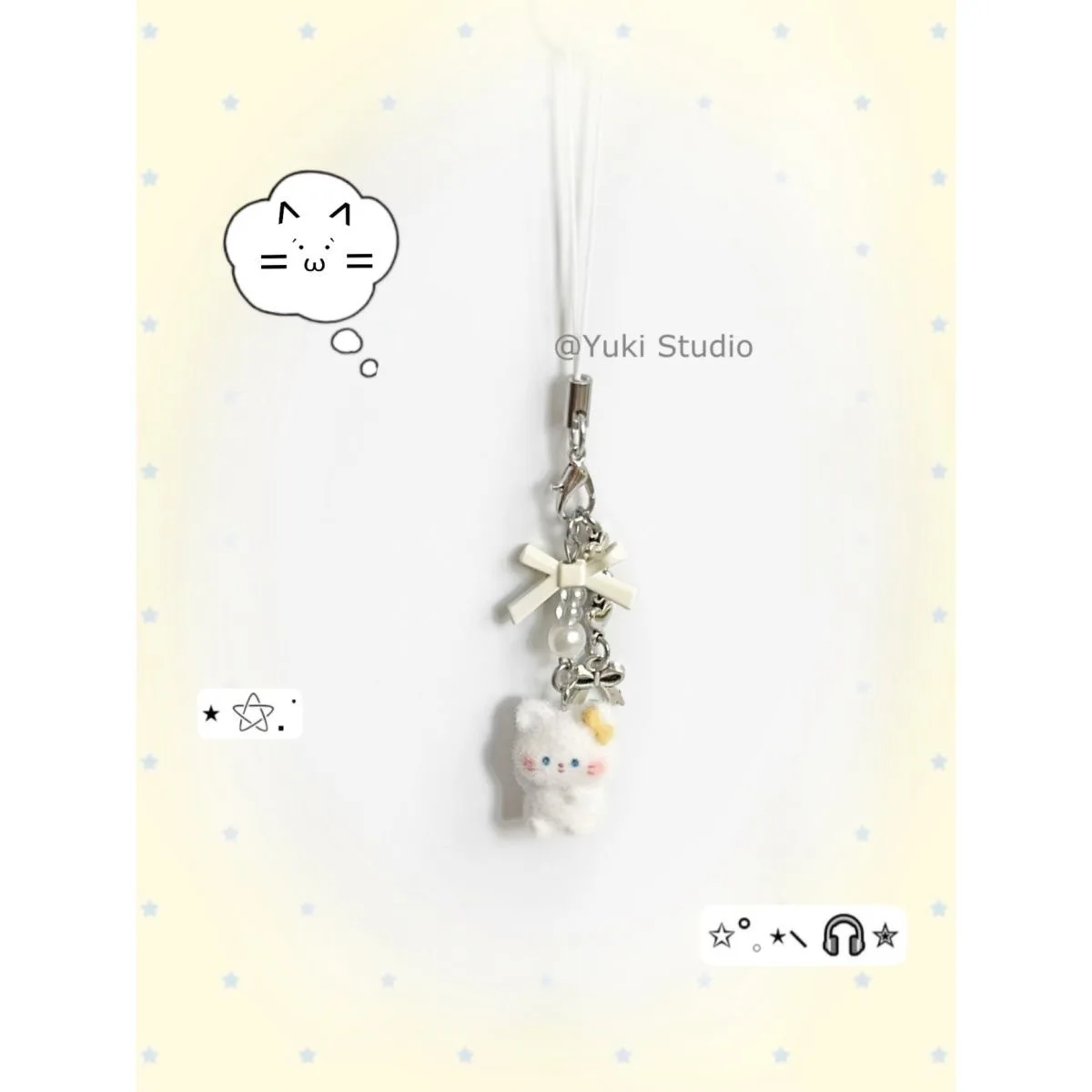 

1pcs Resin Flocking Kitten Key Chain Pendant Charms Jewelry Making School Bag Mobile Phone Chain Clothing Decoration Pendant