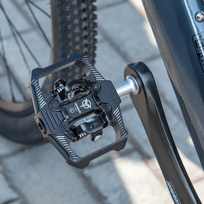 

G847 Mountain Bike Three Peilin Lock Pedal Aluminium Alloy Double Lock Pedal Bearing Cycling Components