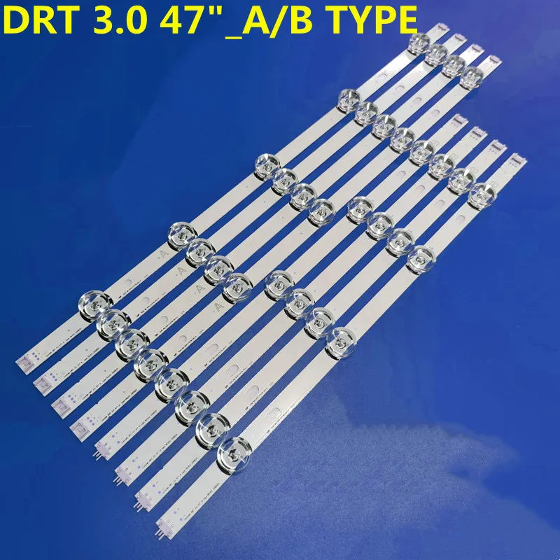 10Set Led Backlight Strip Voor Drt 3.0 47 Inch A B 6916l-1715a 1716a 47gb651c 47lb 653V 47lb 652V 47lb 650V 47lb 631V 47lb 630V 47lb 630V