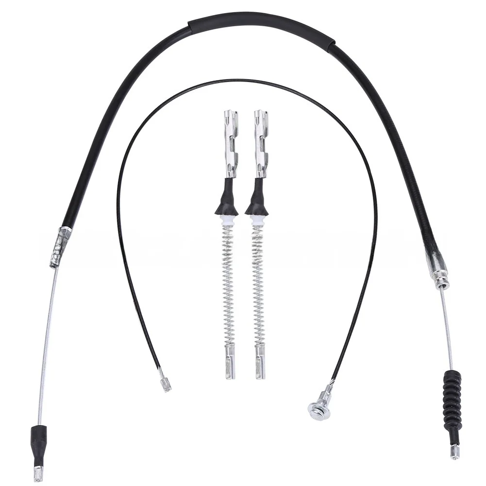 Replacement Cable Handbrake Cable Plastic Metal Construction 4pcs Set Aftermarket Part Replace Broken Or Damaged