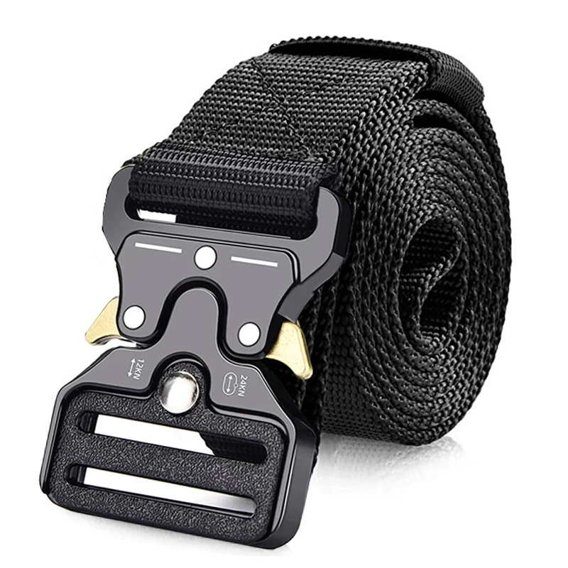 Genuine Tactical Belt Quick Release Outdoor Military Belt Metal Real Nylon Sports Accessories Men And Women Belt Set