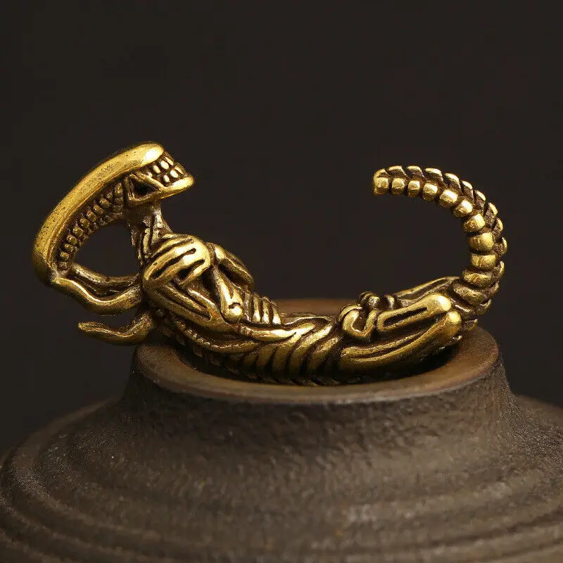 

Vintage personality handmade pure brass special-shaped Statue Nice Art Work