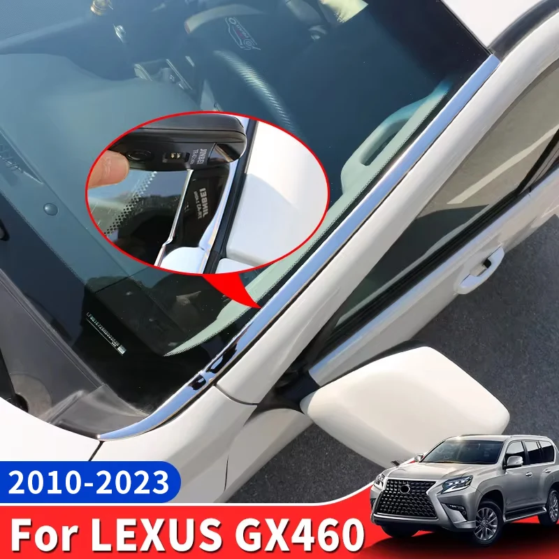 

Декоративная лента на лобовое стекло для Lexus GX460 GX 460 2010-2022 2021 2020, внешние аксессуары, модернизированные хромированные детали корпуса 2019 2018 2017 2016 2015 2014 2013 2012 2011