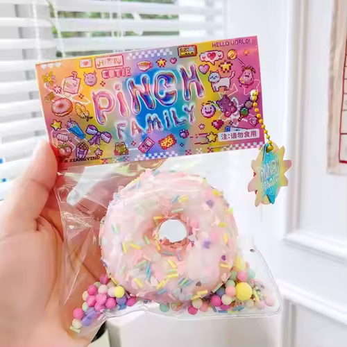 Taba Squishy Cake Doughnut Stress Relief Toy, Extra Large Sensory Fidget Toys for Kids Adults Anxiety Relaxation Squeeze Gift - Image 10