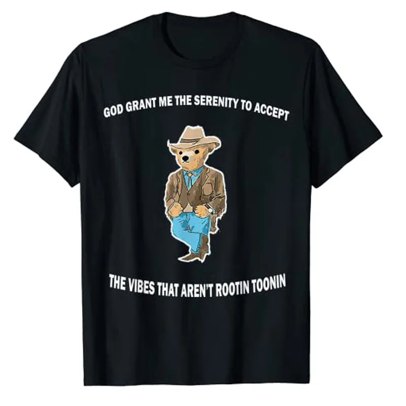 God Grant Me The Serenity To Accept The Vibes That Aren’t T-Shirt Funny Sayings Graphic Tee Tops Cute Lovely Beer Lover Outfits