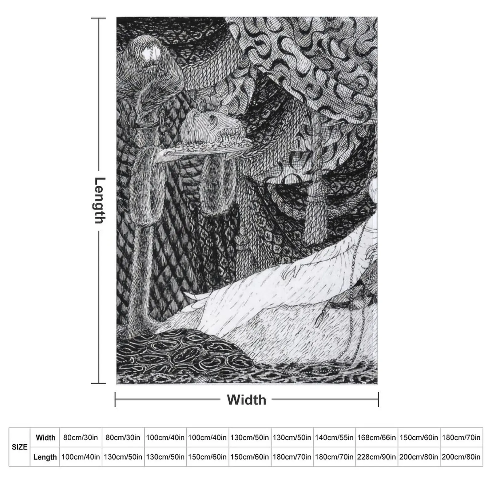 Edward Gorey Throw Blanket Blankets For Baby Kid'S funny gift christmas decoration Blankets For Bed Blankets For Sofas