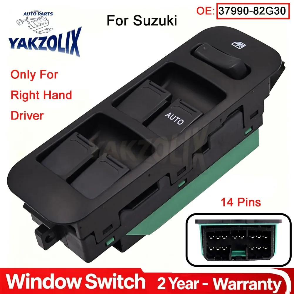 For Suzuki Every Lapin Alto Front Right Hand Driver Power Window Master Switch 37990-82G00-P4Z 37990-82G30-P4Z 37990-82G40-P4Z