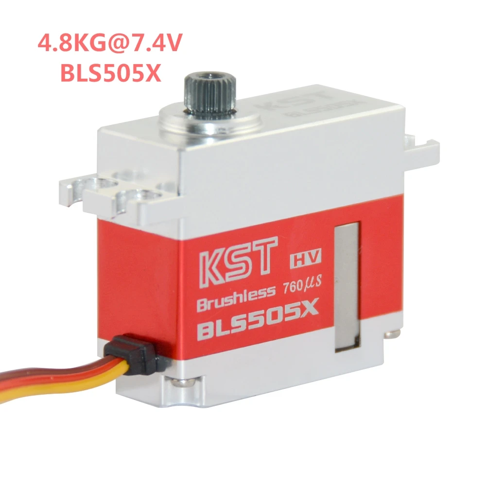 KST BLS505X Helicopter Digital HV Motor Servo 6v 3.8kg Torque Brushless