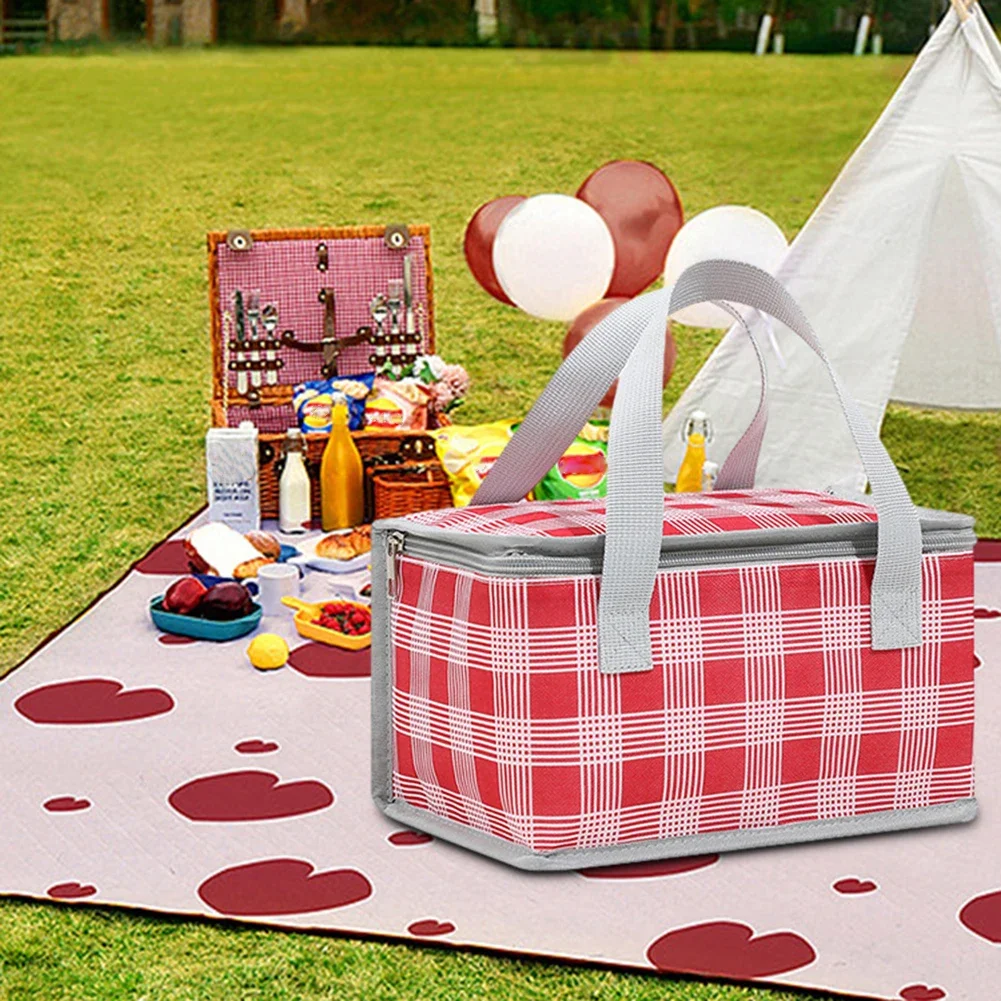 Borsa termica per Picnic di grande capacità borsa termica per alimenti da campeggio all\'aperto borsa per cesto per barbecue per borse termiche per