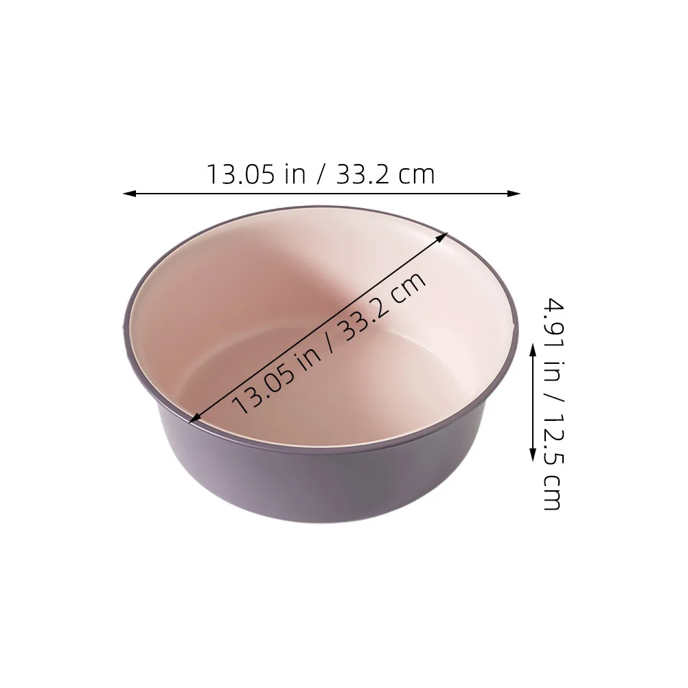 Bacia de banho grande banheira redonda de plástico para uso em salão de beleza doméstico banheira de imersão de pés antiderrapante balde de pedicure portátil lavadora de pés