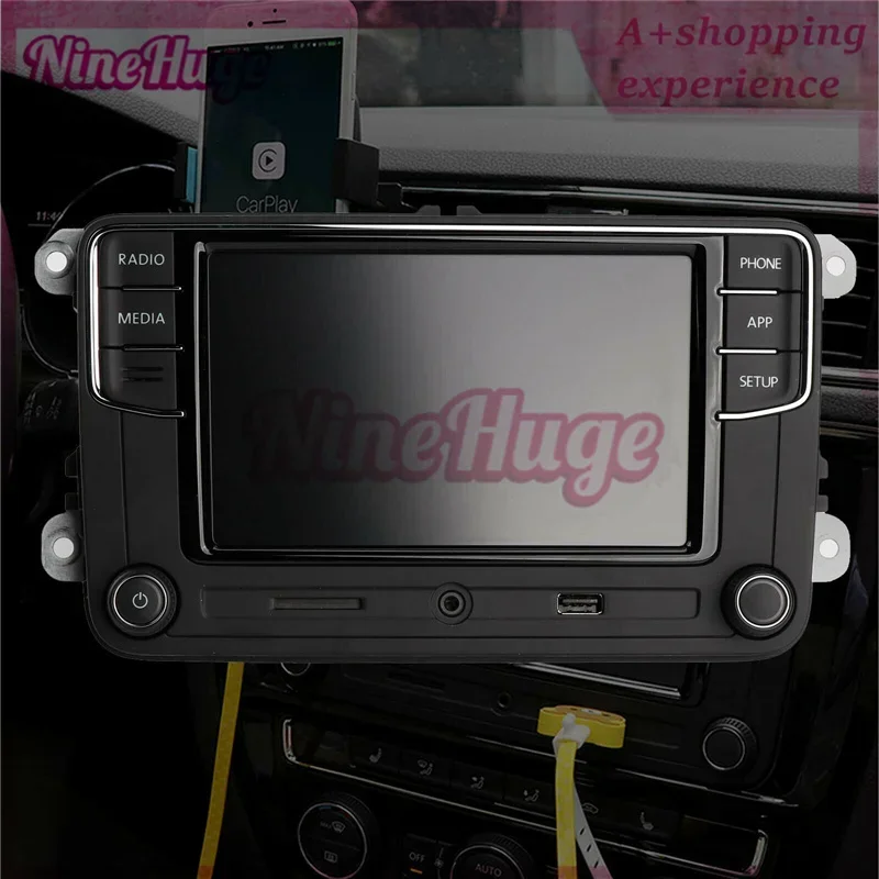 راديو السيارة الجديد Android Auto RCD360 PRO NONAME Carplay 6RD 035187 راديو B MIB لسيارة VW Golf 5 6 Jetta MK5 MK6 Tiguan CC Polo Passat