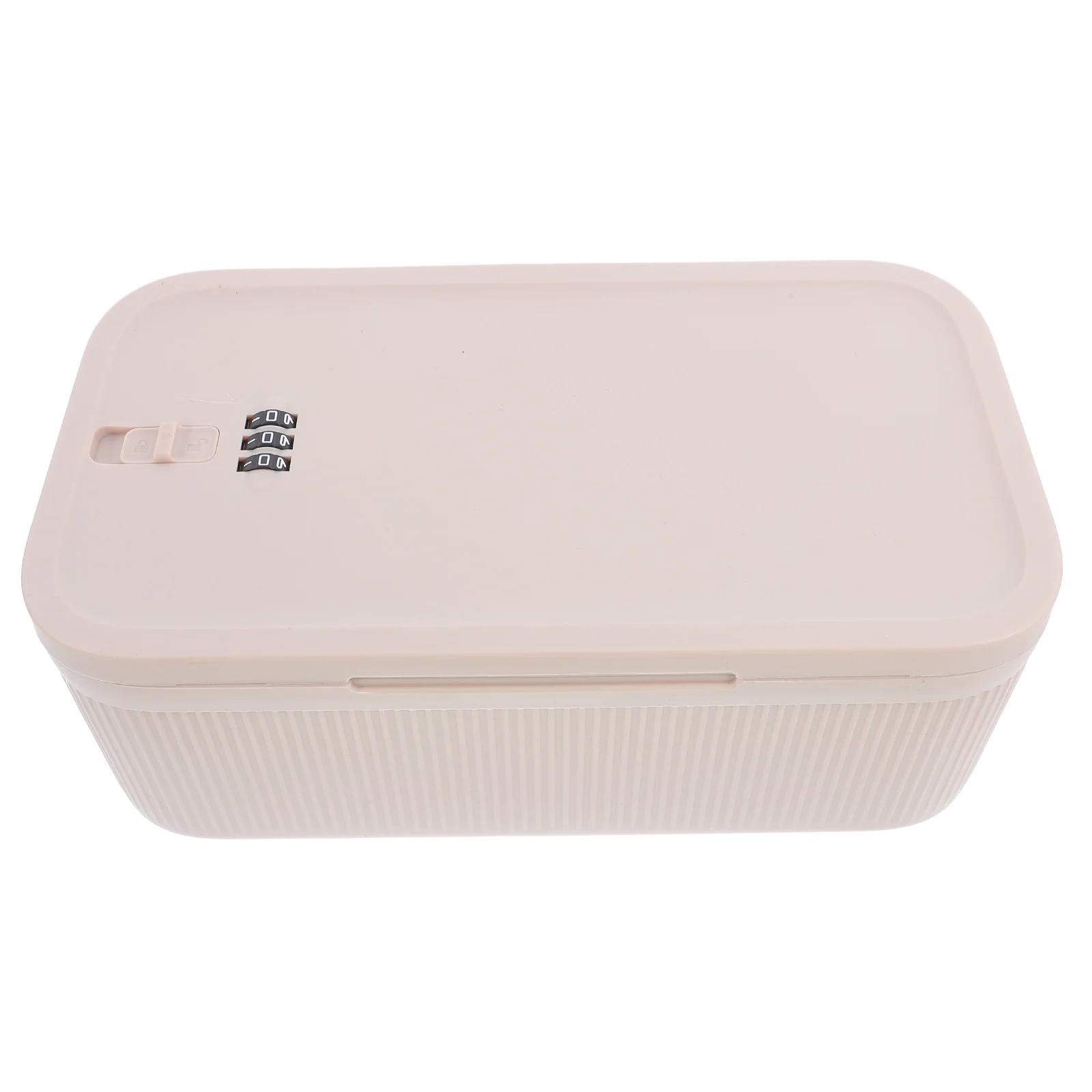 

Multi-Functional Lock Box Combination Code Compact Portable Storage Lockable Box for Food Medicine Snacks Small Fridge Case