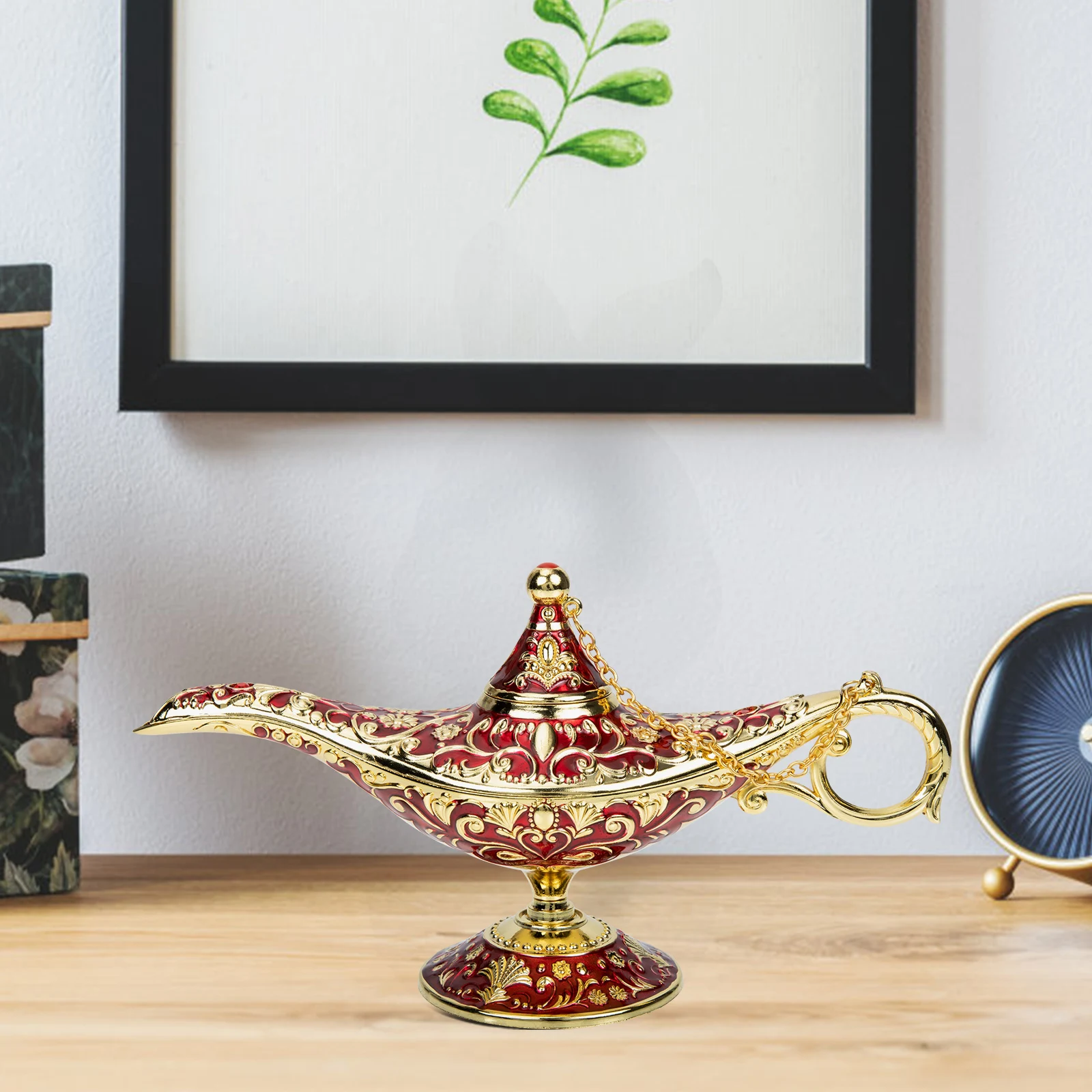 

Aromatherapy Ornaments Censer Incense Burner Rustic Indian Home Decor Desktop Ornament Zinc Alloy