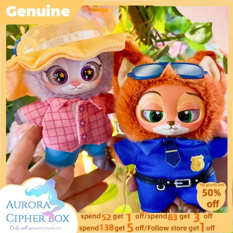 

New Genuine Disney Zootopia Series Blind Box Vinyl Plush Pendant Anime Figure Judy Nick Kids Collection Decoration Birthday Gift