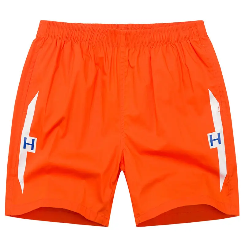 Men's Summer Fashion Cotton Beach Shorts Loose Casual Sports Pants Home Graphic Letter Printed Running Casual Pants
