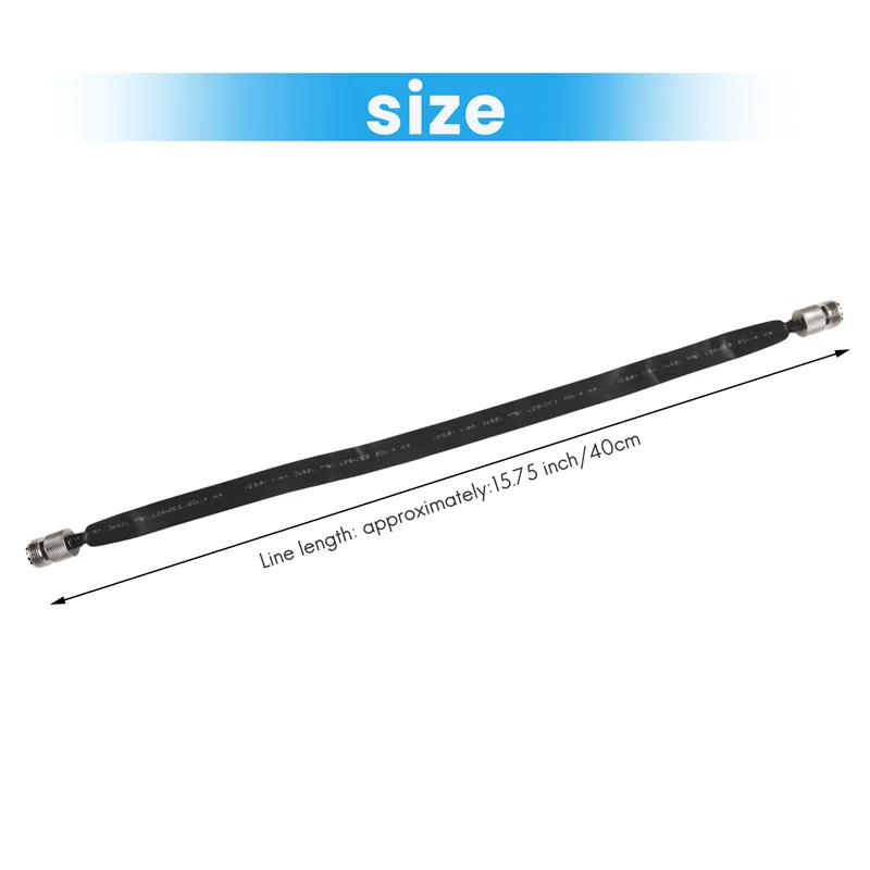 A13E-도어/창문 통과형 평면 RF 동축 케이블 SO239 UHF 암-암 50옴 RF 동축 피그테일 연장 코드