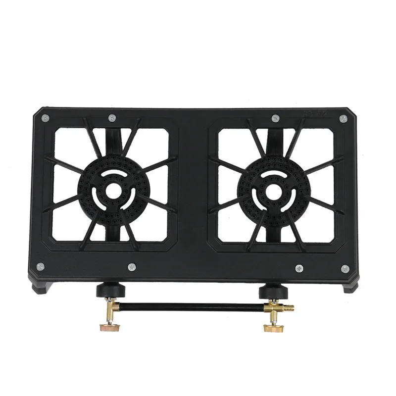 Cast Iron Household Large Firepower Natural Gas Stove Outdoor Camping Barbecue LPG Stove