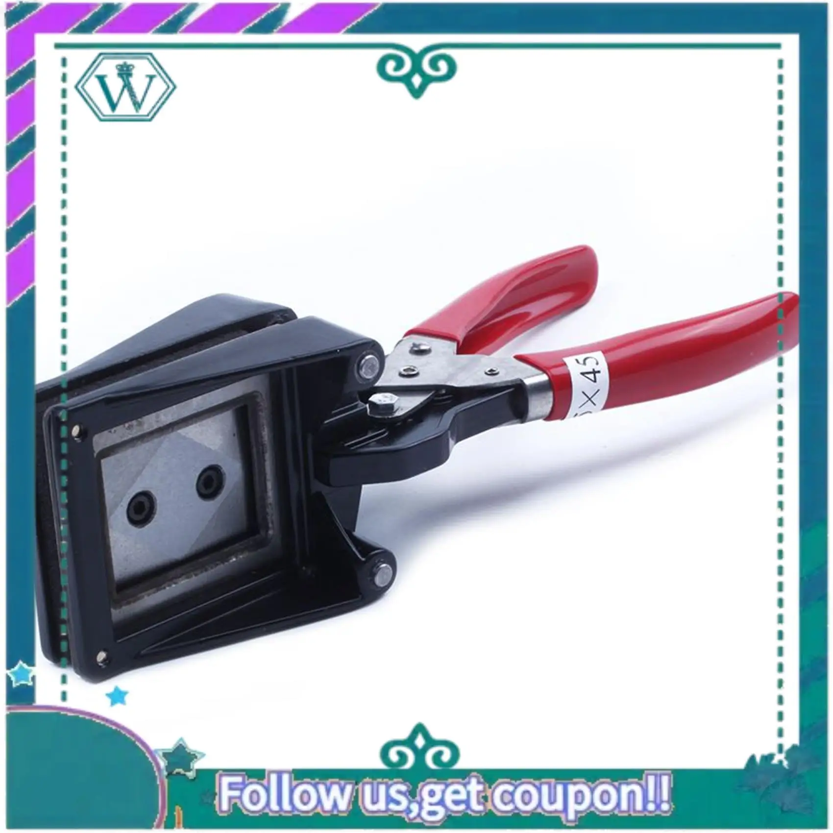 A75Q-3X passeport ID licence Photo Cutter Photo poinçon 35Mm X 45Mm