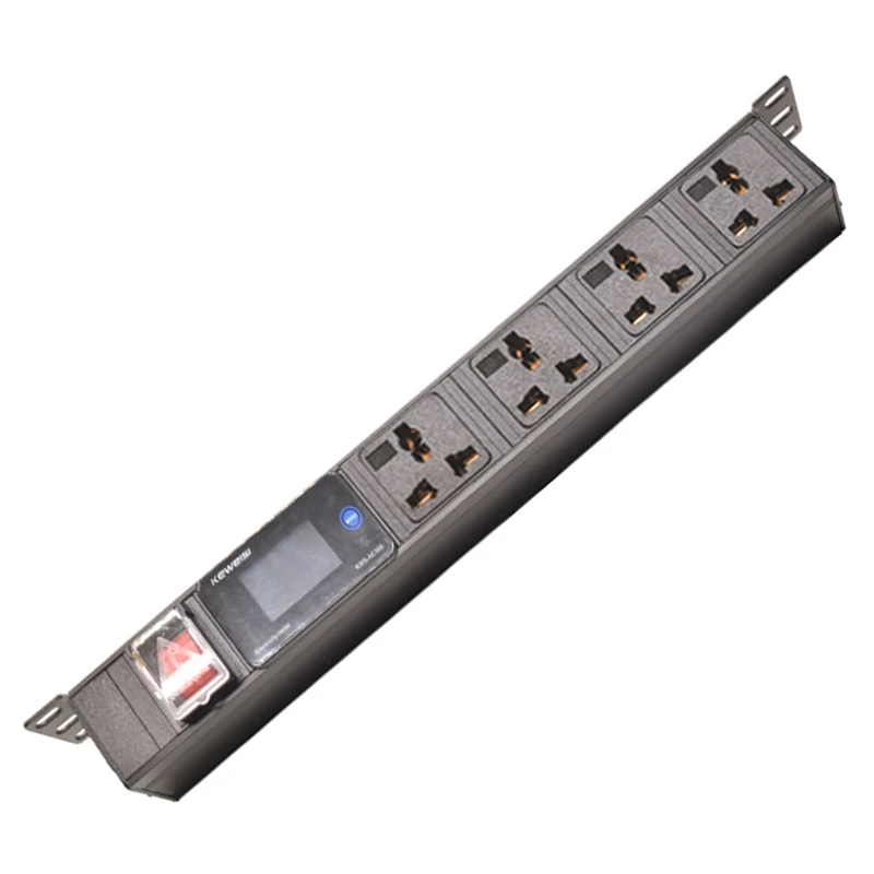 Desktop Socket Power Strip Hidden lifting Mount Ammeter/voltmeter/power tester 2/3/4/5/6 unit Universal Outlets C14 interface