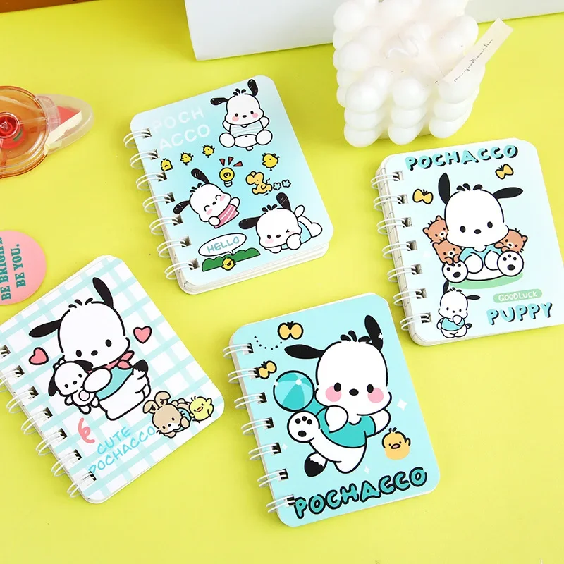 Sanrio Anime Series Kawaii Cartoon Notebook Kuromi My Melody Cinnamoroll Kitty Portable Student Diary Notebook Kids Gift