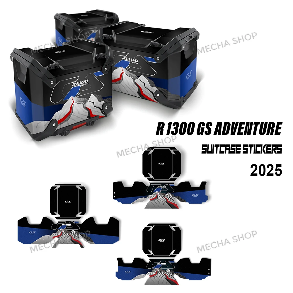 

R1300GSA аксессуары, наклейка на багаж, защитная наклейка на чемодан для GS1300 ADV R 1300 GS Adventure 2025, комплект наклеек на чемодан