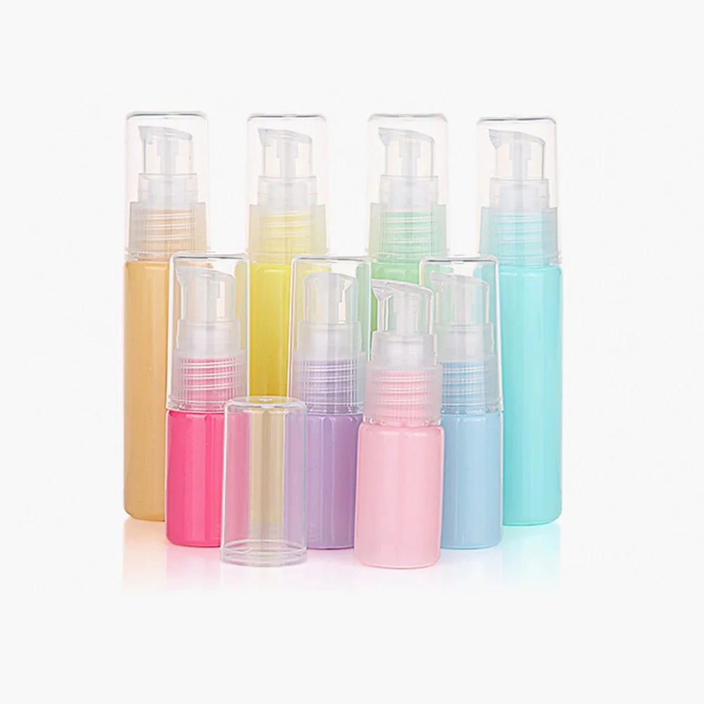 12 قطعة زجاجة محلول مستلزمات السفر زجاجات المضخة فراغ عينة حاوية مستحضرات التجميل #1