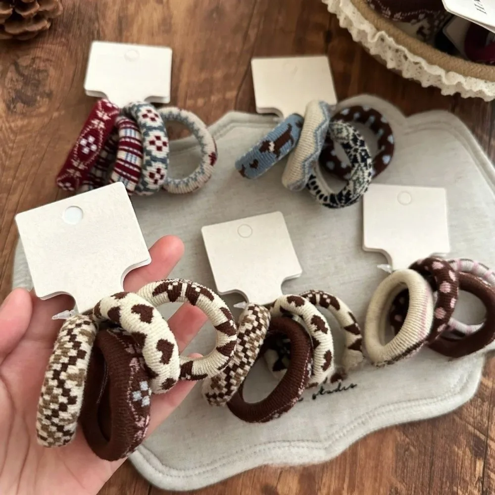 

4 шт./компл. новые эластичные резинки для волос, прочная простая веревка для волос, толстые резинки для волос, резинка для волос