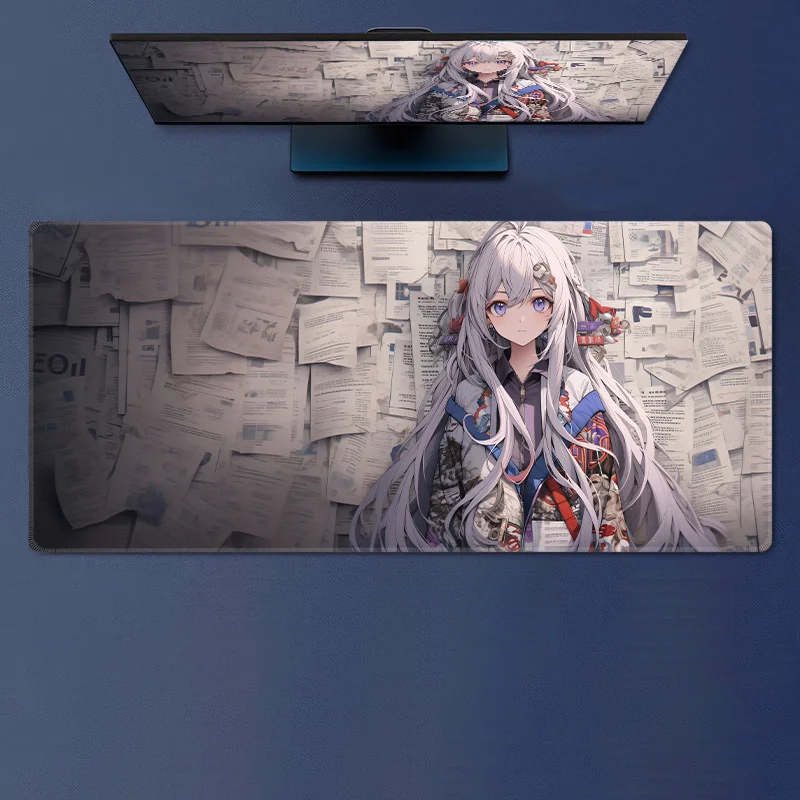 

Kiana Kaslana Second Dimension Girl Classic Anime Mouse Pad Anti-Slip Rubber Gaming Desk Mat for Keyboard and Office Setup