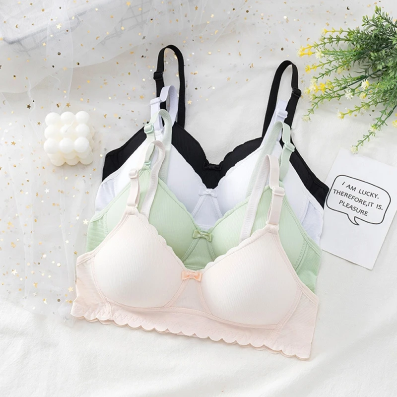 Young Girls First Training Bra Teenage Sport Puberty Girl Underwear Teen Child Bra Youth Small Breast Bra Tops Clothing ﻿