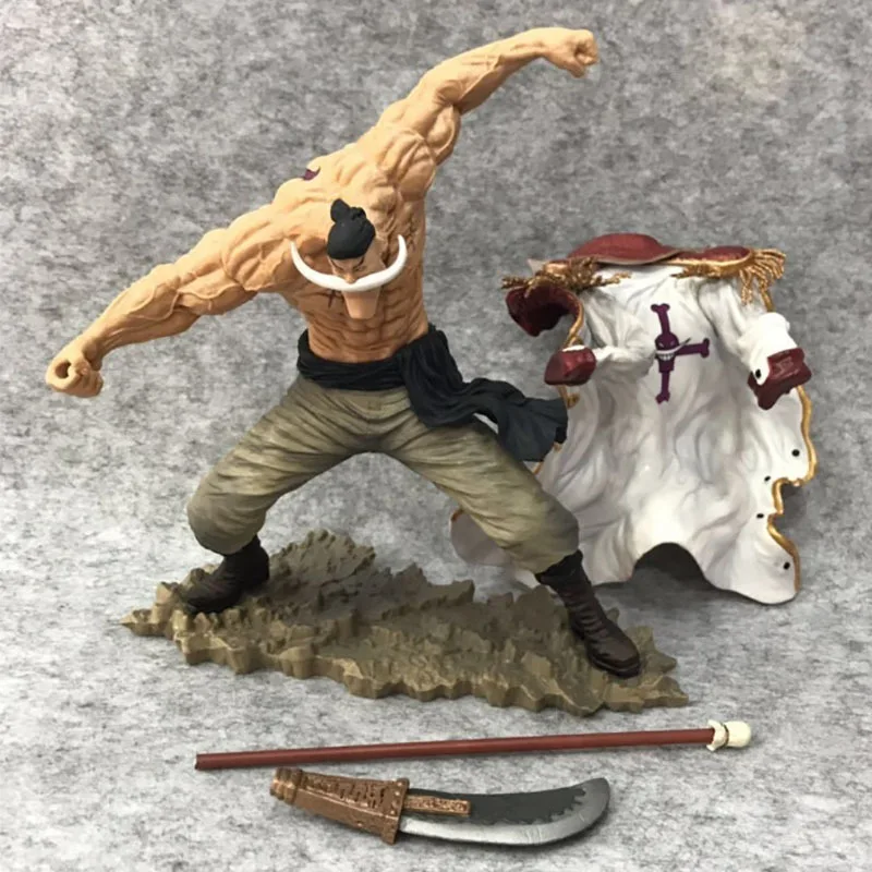 25 سنتيمتر قطعة واحدة الأبيض اللحية نموذج إدوارد نيوجيت التماثيل أنيمي مانغا تمثال GK تمثال جمع ألعاب شخصيات الحركة الحلي