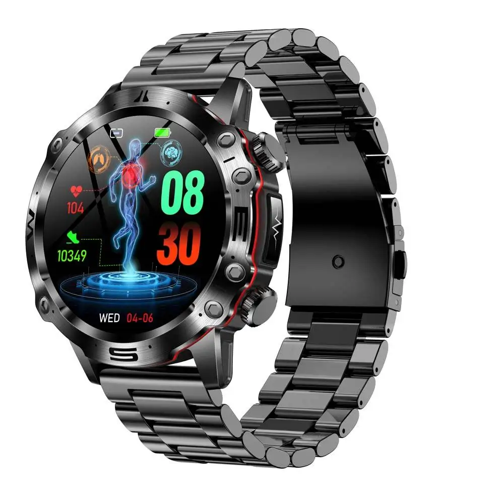 ET482 Sports Smartwatch: Bluetooth, ECG, 1.43" AMOLED, Water-Resistant - Ideal for North America